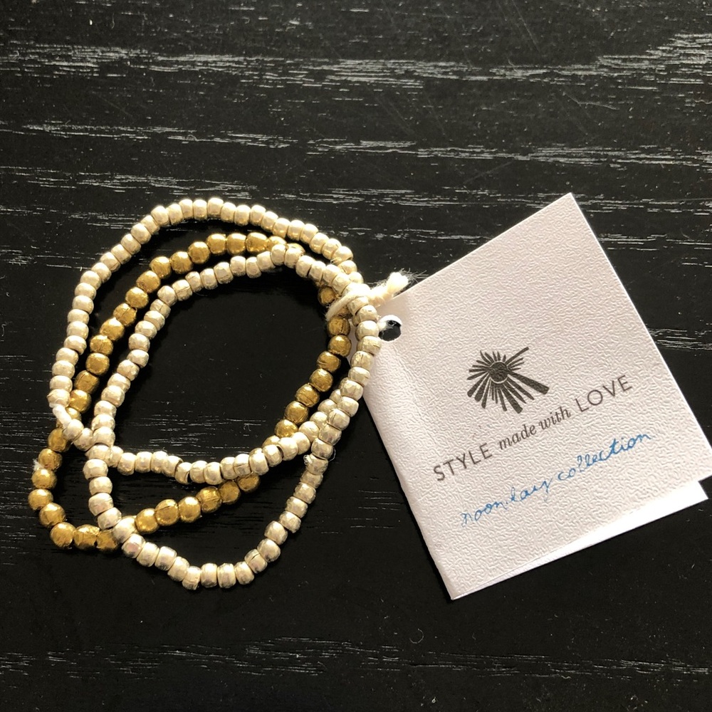 Artillery Pearl Bracelets, set of 3
